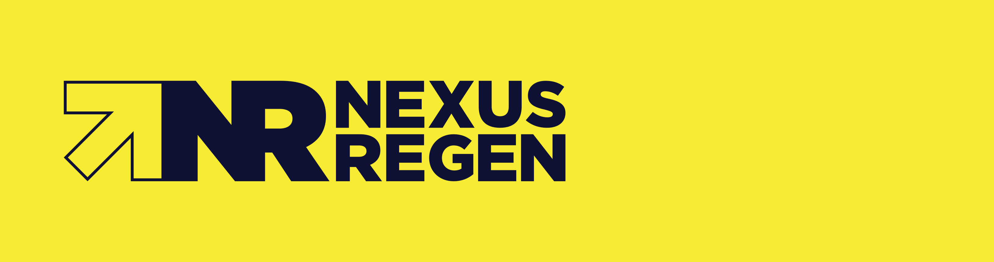 Wordmark · full colour on yellow